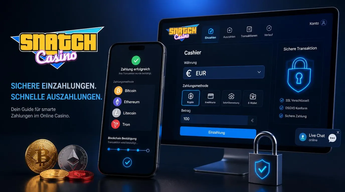 Smartphone mit Krypto-Wallet, Bitcoin-Zahlung und sicherer Casino-Einzahlung in Euro